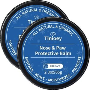 4 PACK Dog Paw Balm Dogs Lick Safe (2.3oz*4) | 100% Natural & Organic Cat Dog